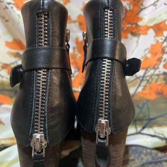 The Wishbone Collection Moto Leather Boots - Picture 8 of 14